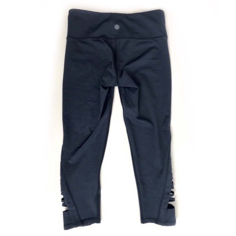 Athleta Navy Blue Quest Chaturanga Capri Leggings Size xs
